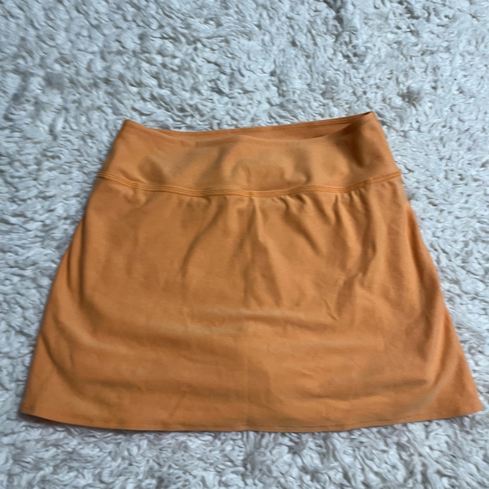 Beyond Yoga light orange skirt